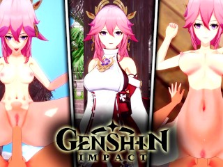 YAE MIKO HENTAI GENSHIN IMPACT