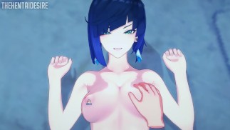 与 YELAN BIG BOOBS 无尽的 GENSHIN IMPACT 的梦幻般时光