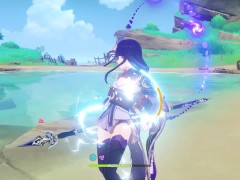 Raiden Shogun ryona + ragdoll - English/ Japanese リョナ/ Korean 료나 / Chinese 良娜