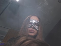 2-PARTY Pov Spitting I spit in your face and mouth loser hee hee hee ))