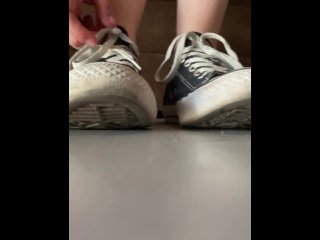 love her feet, feet domination, vertical video, masturbation