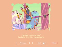 Odymos [Funny Hentai game] Ep.3 fucking esther's pussy outside in the public park