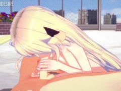 SKY STRIKER ACE RAYE ENGAGE! A BLOWJOB HENTAI YU-GI-OH!