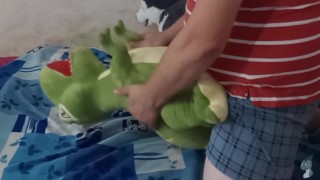 Groene dinosaurus t-rex fun #14