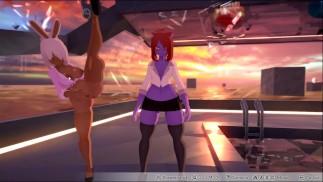 热胶 [PornPlay 无尽游戏] Ep.4 女同性恋 catgirl 剪他妈的