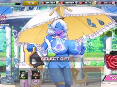 SF Girls [PornPlay Gacha Hentai game] Ep.8 blue skin woman loses her virginity with my big cock