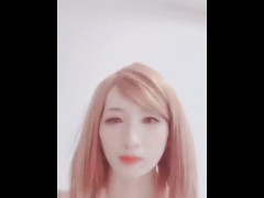 【女装】疑似騎乗位する動画