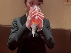 内定を垣間見た変態面接官の言うとおりホテルに連れ込まれ中出しされる彼氏持ちの就活生！ ハメ撮り/素人/リクルートスーツ/NTR/ファン限定無修正/英語字幕 - Screenshot 3 of 16 - 日本人 素人