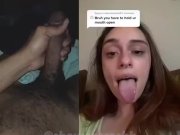 Preview 2 of BBC Cumshot in Slow Motion (split-screen)