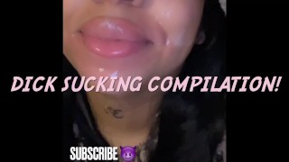 COMPILATION DE SUCER DES BITES ! CUM SHOTS INCLUS!