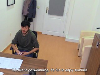 BigStr - Antonio Desperately Wants That Job & He Is Willing To Offer His Tight Asshole To Get It