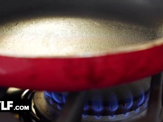 MYLF - Busty Housewife Squeezed On Burglars Cock And Bounces Her Ass As She Rides On Top Of Him screenshot number 0