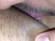 Preview 3 of My boyfriend licking and sucking my vagina with orgasm - Real Amateur
