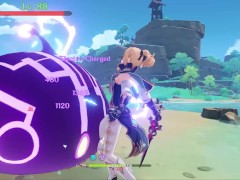 Jean - Genshin Impact ryona + ragdoll - English/ Korean 료나 / Japanese リョナ / Chinese 良娜