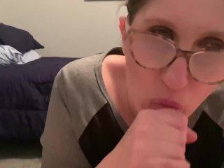 Nerdy Girlfriend Gives Sensual_Blowjob Than_Swallows