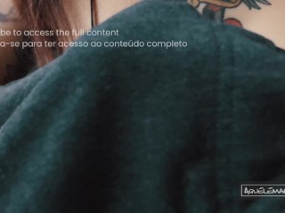 I couldn't resist and came on these tattooed breasts_TITFUCK POV_Jeeh Suicide and Mario Aquele