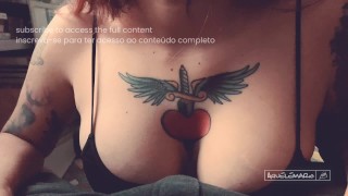 I couldn't resist and came on these tattooed breasts | TITFUCK POV | Jeeh Suicide and Mario Aquele
