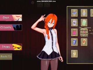 red head, redhead, butt, sex simulator