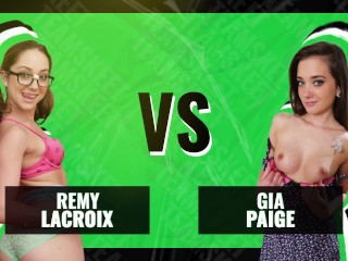 Full Video - Battle Of The Babes - Remy Lacroix vs. Gia Paige - Which Innocent Cutie Will Make You Cum Faster? | Pornhub
