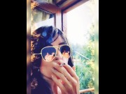Preview 2 of Randi Smoking Cigarette - Snapchat