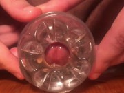 Preview 2 of Big Guy Fuck Fleshlight Until Cumshot - Moaning Loud