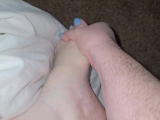 Super Close Up Tour of MyFeet Soles Toes 2wks After Pedi-rt Before NextPedicure