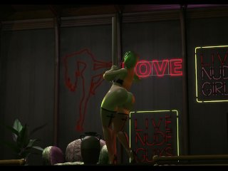 Gorgeous FUTA/ Sexy pole dance - SECOND LIFE