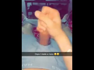 Made a mess all over myself