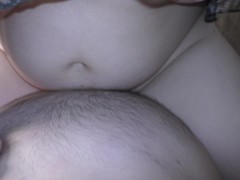 Video 7-Month pregnant hotwife ride on her hubby small cock until he cums inside condom!