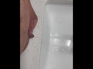 Pissing in my bathroom sink! This was a request..