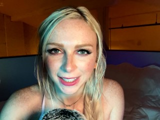 ASMR Girlfriend Dresses up as Princess ELSA for you POV Personal Attention before Bed - Remi Reagan