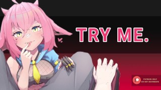 While Playing A Game ASMR Gives You A Blowjob