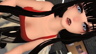 Goth Vtuber Testing Full Body Tracking in VR for the first time with varying results [SFW]