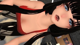 Goth Vtuber впервые тестирует отслеживание всего тела в виртуальной реальности с различными результатами [SFW]