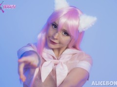 Грязная Неко в кремпае Глубокий Отсос и Анальный трах | AliceBong - Screenshot 3 of 16 - Big Boobs