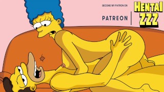 MARGE FUCKS Homer's FRIEND LENNY THE SIMPSONS