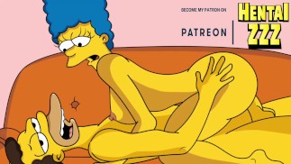 Cheating Marge rides Lenny's cock Simpsons Porn
