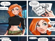 Preview 1 of Kim Possible - Lesbian Threesome with Ron and Shego - Cartoon Comic XXX Parody