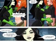 Preview 2 of Kim Possible - Lesbian Threesome with Ron and Shego - Cartoon Comic XXX Parody