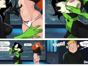 Preview 6 of Kim Possible - Lesbian Threesome with Ron and Shego - Cartoon Comic XXX Parody
