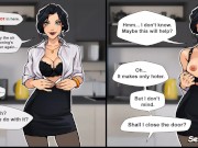 Preview 6 of Korra and Asami - Office Story part 1 - The new employee fucks his boss at the job Interview