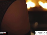 Preview 1 of Peeping Tom Fucks Beautiful Stranger - Nathan Bronson, Freya Parker -EroticaX