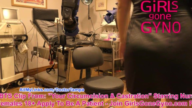 Naked BTS from Lenna Lux Circumcision & Castration, come Hang with us P2, Film at GirlsGoneGynoCom