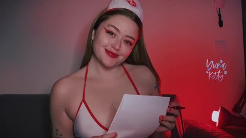 Hot nurse helps you jerking off | JOI ROLEPLAY