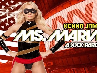Busty Kenna James as CAROL DANVERS Breaks Brainwashing with Fuck VR Porn