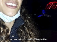 Fucking in the Planetarium of Buenos Aires. They discover us!