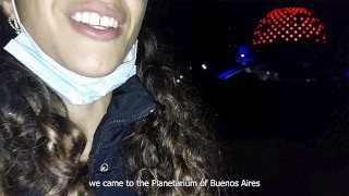 Fucking in the Planetarium of Buenos Aires. They discover us!