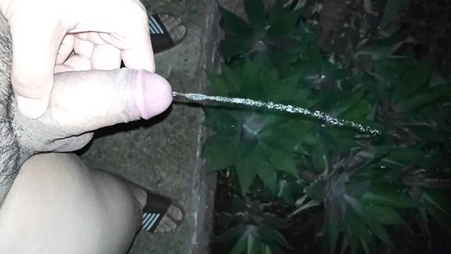 小便で庭に水をまく - CockDude.com