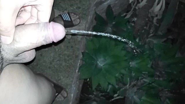 小便で庭に水をまく - CockDude.com