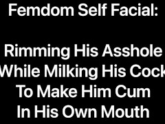 Video Rimming His Asshole While Milking His Cock To Make Him Cum In His Own Mouth